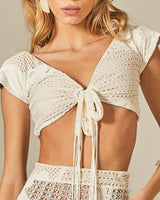 Top Cherie Renda Off White - Empress Brasil Nacional