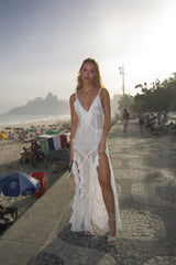 Vestido Martha Renda Off White - Empress Brasil Nacional