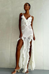 Vestido Martha Renda Off White - Empress Brasil Nacional