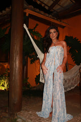 Kaftan Brigitte Estampa Sereia - Empress Brasil Nacional