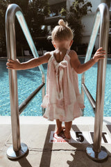 Vestido Bella Estampa Listras Rosa Ballerina - Empress Brasil Nacional