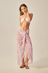 Canga Buzios Estampa Retrô Pink - Empress Brasil Nacional