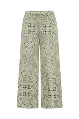 Calça Auren Estampa Bandana Verde