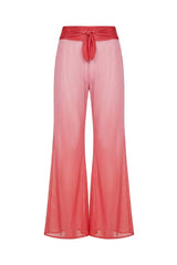 Calça Voil Estampa Degradê Rosa