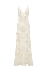 Vestido Martha Textura Off White