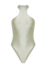 Body Leoni Estampa Degradê Verde Amarelo