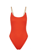 Body Desiree Textura Luxor Vermelho Coral