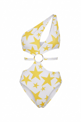 Body Ariel Estampa Star Amarelo - Empress Brasil Nacional