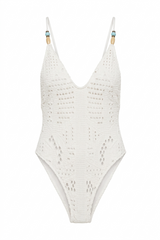 Body Lily Textura Jaquard Off White - Empress Brasil Nacional