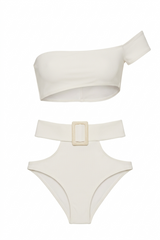 Biquini Suzy Textura Flat Off White - Empress Brasil Nacional