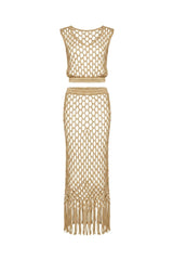Conjunto Hammock Renda Bege
