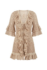 Vestido Isabel Renda Nude