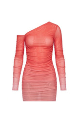Vestido Yasmin Estampa Degradê Rosa