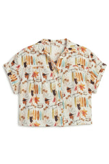 Camisa Cropped Estampa Pop Art - Empress Brasil Nacional