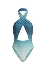 Body Sasha Estampa Degradê Azul - Empress Brasil Nacional