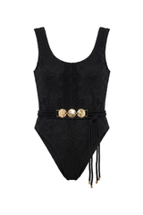 Body Cassy Textura Preto