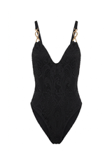 Body Lily Textura Preto