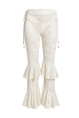 Calça Bell Renda Off White