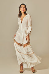 Vestido Gisele Off White - Empress Brasil Nacional