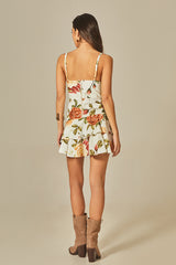 Vestido Fete Estampa Rosas - Empress Brasil Nacional