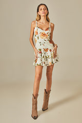 Vestido Fete Estampa Rosas - Empress Brasil Nacional