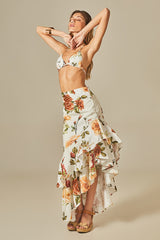 Saia Joana Estampa Rosas - Empress Brasil Nacional