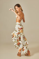 Saia Joana Estampa Rosas - Empress Brasil Nacional