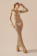 Vestido Soleil Dourado