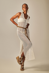 Vestido Victoria Rede Off White - Empress Brasil Nacional