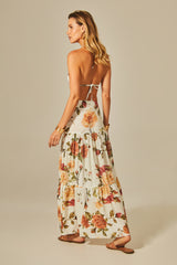 Saia Thassia Estampa Rosas - Empress Brasil Nacional