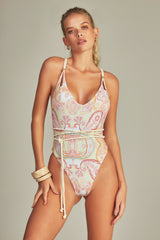 Body Leticia Estampa Paisley Verde - Empress Brasil Nacional