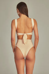 Body Bouche Estampa Pied de Poule - Empress Brasil Nacional