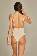 Body Nautique Textura Losango Bege - Empress Brasil Nacional