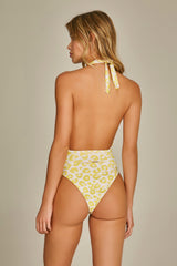 Body Sasha Estampa Onça Amarelo - Empress Brasil Nacional