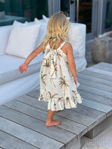 Vestido Bella Kids Estampa Coqueiro - Empress Brasil Nacional