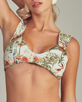 Biquini Sloane Ilhós Estampa Tropical Paradise - Empress Brasil Nacional