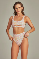 Biquini Roxy Estampa Paisley Verde - Empress Brasil Nacional