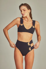 Biquíni Sloane Ilhós Preto - Empress Brasil Nacional