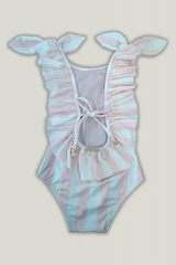 Maiô Itacaré Infantil Estampa Listras Pink - Empress Brasil Nacional