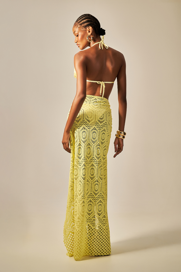 Canga Buzios Renda Amarelo - Empress Brasil Nacional