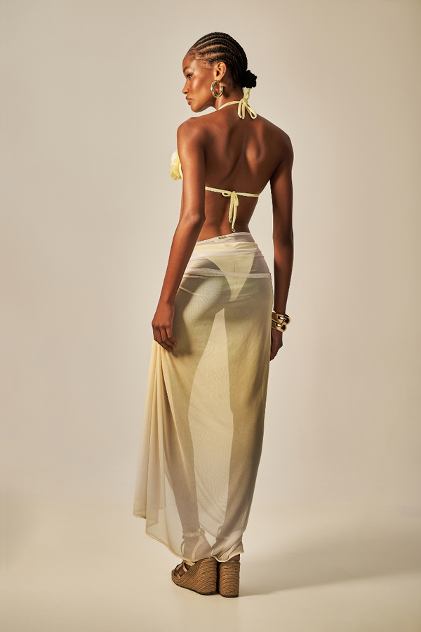 Canga Buzios Estampa Degradê Amarelo - Empress Brasil Nacional