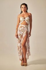 Canga Buzios Estampa Paisley Amarelo - Empress Brasil Nacional