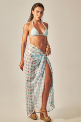 Canga Buzios Estampa Retrô Verde - Empress Brasil Nacional