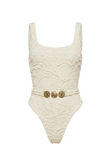 Body Meghan Textura Floral Off White