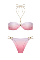Biquini Sahara Estampa Degradê Rosa