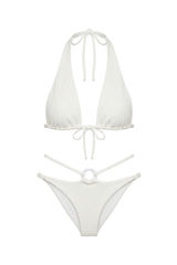Biquini Cipriani Textura Luxor Off white