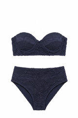 Biquini Candy Textura Azul Marinho - Empress Brasil Nacional