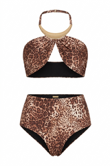 Biquini Bardot Estampa Onça - Empress Brasil Nacional