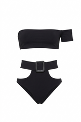 Biquini Suzy Textura Flat Preto - Empress Brasil Nacional