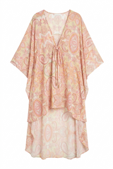 Kaftan Maresias Estampa Paisley Verde - Empress Brasil Nacional